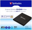 CD/DVD író vékony fém ház USB 3.2 - USB-C Verbatim