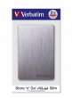 2,5 HDD (merevlemez) 2TB USB 3.2 alumnium borts Verbatim Store n Go szrke