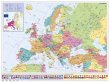 Falitérkép 70x100cm fémléces Európa országai és az Európai Unió Stiefel