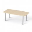 Trgyalasztal ves szrke fmlbbal 80/95x190cm Mayah Freedom SV-43 juhar