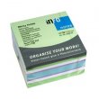 ntapad jegyzettmb 75x75mm 450lap Gln zld rnyalatok pasztell