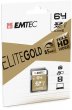 Memóriakártya SDXC 64GB UHS-I/U1 85/20 MB/s Emtec Elite Gold