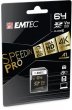 Memóriakártya SDXC 64GB UHS-I/U3/V30 95/85 MB/s Emtec SpeedIN