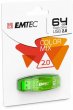 Pendrive 64GB USB 2.0 Emtec C410 Color zöld