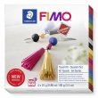 Gyurma kszlet 4x25g gethet Fimo Leather Effect kulcstart