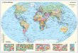 Könyökalátét kétoldalas Stiefel Föld országai/Gyermek-világtérkép