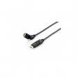 HDMI kábel forgatható fej 5m Equip
