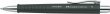 Golyóstoll 0,7mm nyomógombos fekete tolltest Faber-Castell Poly Ball kék