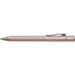Golyóstoll 0,5mm nyomógombos rózsaszín tolltest Faber-Castell Grip 2010-M kék