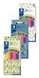Színes ceruza készlet hatszögletű vegyes mintájú csomagolás Staedtler 175 24 különböző szín