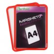 Mgneses keret A4 Tarifold Magneto Solo piros