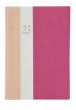 Naptár tervező A5 napi Toptimer Fashion rózsaszín-fehér-mályva (2023)