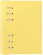 Tervező naptár és füzet betéttel A5 Filofax Clipbook Classic Pastel pasztell sárga