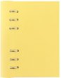 Tervez naptr s fzet betttel A5 Filofax Clipbook Classic Pastel pasztell srga