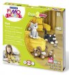 Gyurma készlet 4x42g égethető Fimo Kids Form & Play cicák