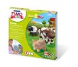 Gyurma készlet 4x42g égethető Fimo Kids Form & Play farm