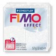 Gyurma 57g égethető Fimo Effect csillámos fehér