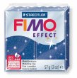 Gyurma 57g égethető Fimo Effect csillámos kék