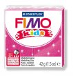 Gyurma 42g égethető Fimo Kids glitteres rózsaszín