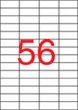 Etikett 52,5x21,2mm eltvolthat Apli 5600 etikett/csomag