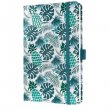 Jegyzetfzet exkluzv 135x203mm vonalas 87 lap kemnyfedeles Sigel Jolie Tropic Aqua