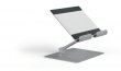 Tablet tartó állvány asztali Durable RISE ezüst