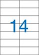 Etikett 105x42,4mm Victoria 1400 etikett/csomag