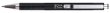 Golyóstoll 0,24mm nyomógombos fekete tolltest Zebra F-301 A kék