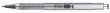 Golyóstoll 0,24mm nyomógombos ezüst tolltest Zebra F-301 A kék