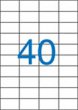 Etikett 52,5x29,7mm Victoria 4000 etikett/csomag