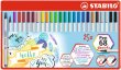 Ecsetirn kszlet fm doboz Stabilo Pen 68 brush 19 klnbz szn