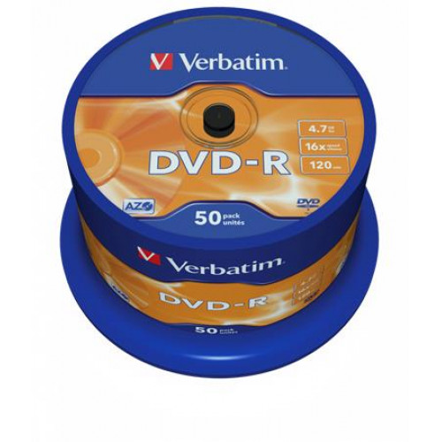 DVD-R lemez AZO 4,7GB 16x hengeren Verbatim