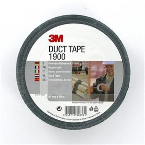 3M Ragasztószalag szövet 50mmx50mDuct Tape 1900 fekete 24 tekercs