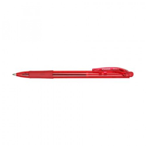 Pentel Golyóstoll 0,35mm nyomógombosBK417 piros