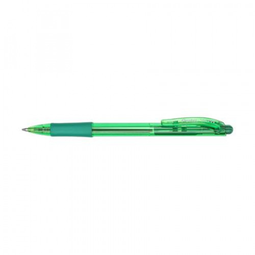Pentel Golyóstoll 0,35mm nyomógombosBK417 zöld