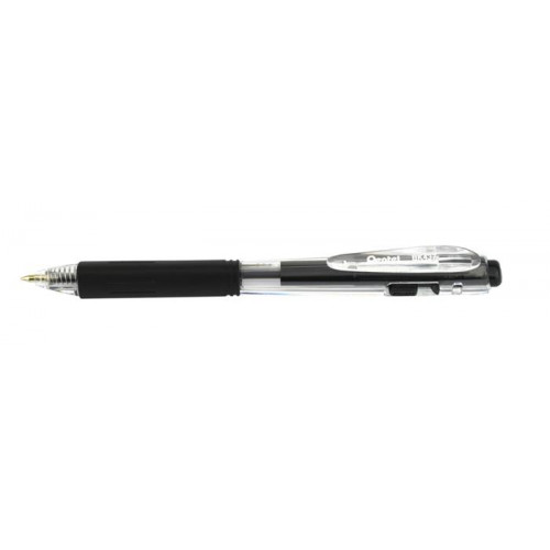 Pentel Golyóstoll 0,35mm nyomógombosBK437 fekete