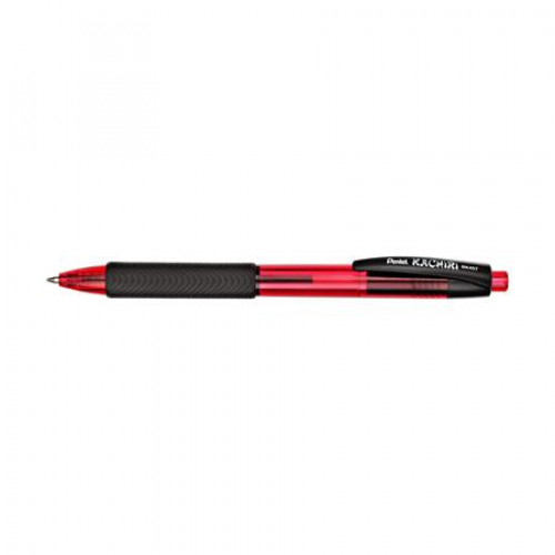 Pentel Golyóstoll 0,35mm nyomógombosKachiri BK457 piros
