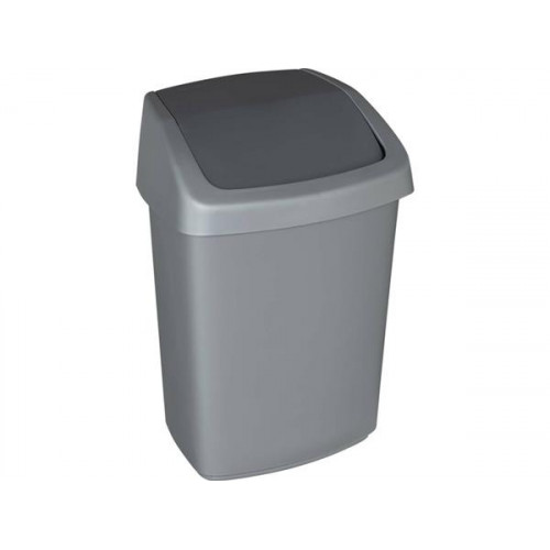 Curver Billenős szemetes 25lSwing top ezüst/grafit