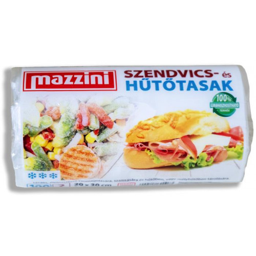 Mazzini Hűtő- és uzsonnástasak 100db 20x30cm 2látlátszó
