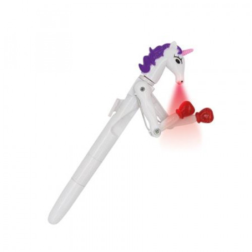 Wedo Unikornis golyóstoll 1mm LED fénnyelLucky Punch kék