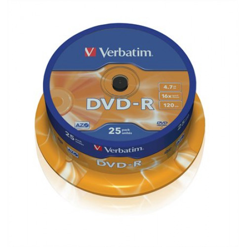 DVD-R lemez AZO 4,7GB 16x hengeren Verbatim