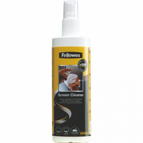 Tisztítófolyadék képernyőhöz pumpás 250ml Fellowes