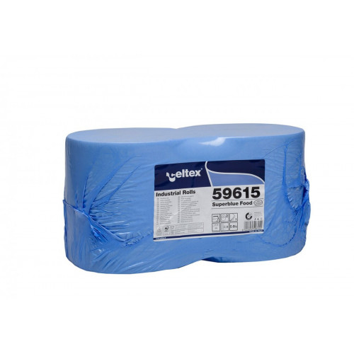 Certex Törlőkendő tekercses 3 rétegű28cm ipari 500 lap kék