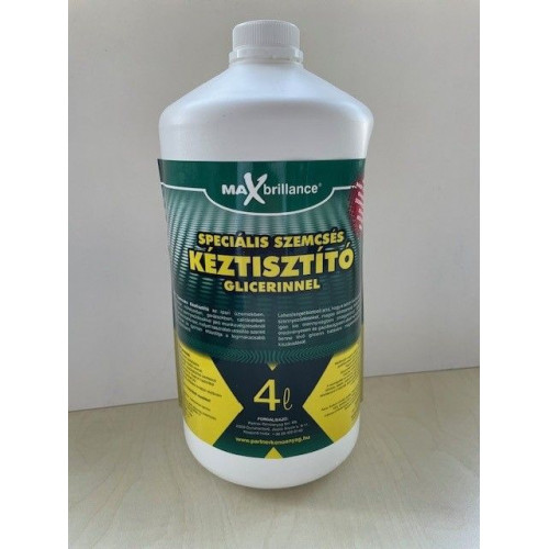 Max Brillance Kéztisztító szemcsésglicerines 4L