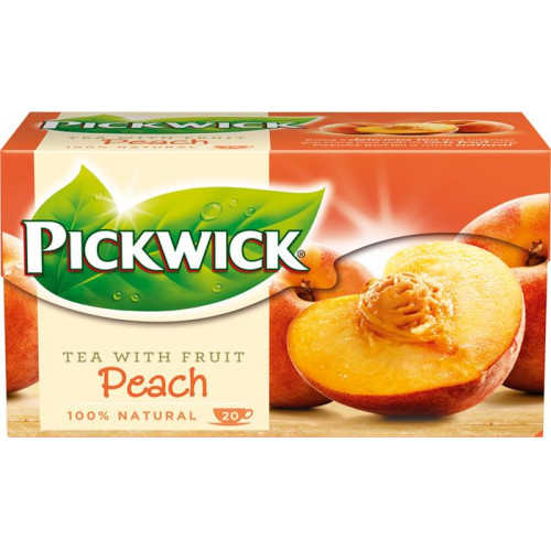 Pickwick Fekete tea 20x1,5gőszibarack