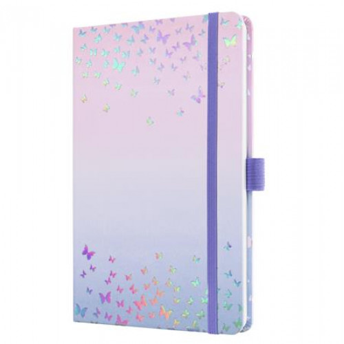 Sigel Naptár A5 heti 2026 kemény borítóJolie Butterfly Confetti Candy