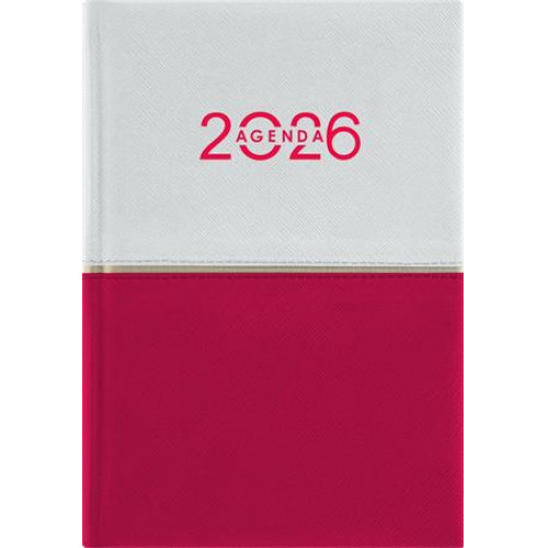 Dayliner Naptár tervező B6 hetiContrast fehér-piros (2026)