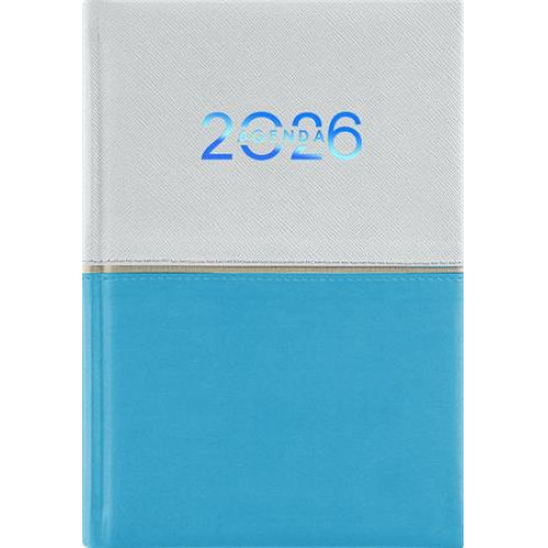 Dayliner Naptár tervező B6 hetiContrast fehér-világoskék (2026)