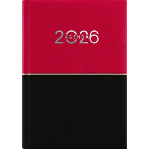 Dayliner Naptár tervező B6 hetiContrast piros-fekete (2026)
