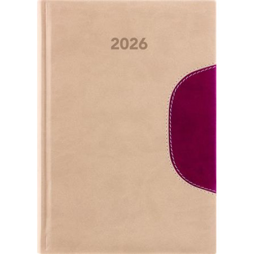 Dayliner Naptár tervező B5 hetiMemphis bézs-padlizsán (2026)